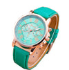 Three eye watches, retro GENEVA, Geneva students, couples, watches, men's belts, quartz trends watches - Bold&Bright Three eye watches, retro GENEVA, Geneva students, couples, watches, men's belts, quartz trends watches Light-green  Bold&Bright 6.97