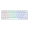 Wireless Bluetooth Mechanical Keyboard Charging Dual-mode Keyboard - Bold&Bright Wireless Bluetooth Mechanical Keyboard Charging Dual-mode Keyboard White  Bold&Bright 90.00