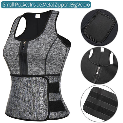 Women Neoprene Waist Trainer Sweat Sauna Suit Waist Cincher Bold&Bright 0 Bold&Bright Grey-S 158.70