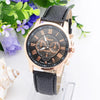 Three eye watches, retro GENEVA, Geneva students, couples, watches, men's belts, quartz trends watches - Bold&Bright Three eye watches, retro GENEVA, Geneva students, couples, watches, men's belts, quartz trends watches Black  Bold&Bright 6.97