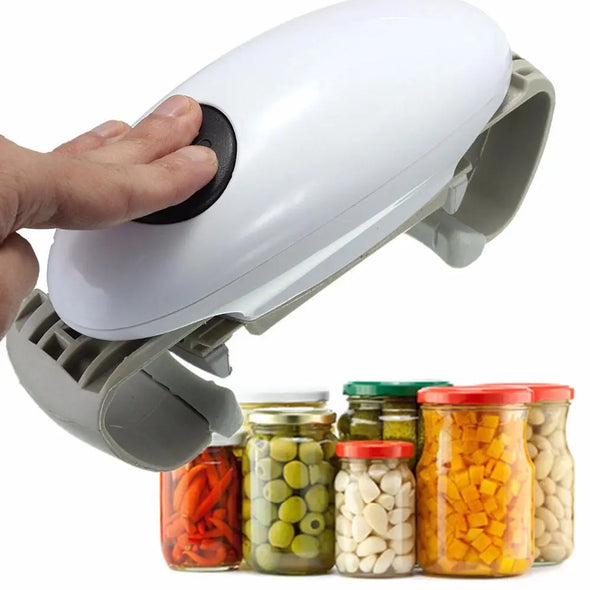 Automatic Jar Opener Openers Automatic Tin  Electric Bottle Opener One Touch Jar eprolo Automatic Jar Openers Automatic Tin Bold&Bright Default-Title 35.04