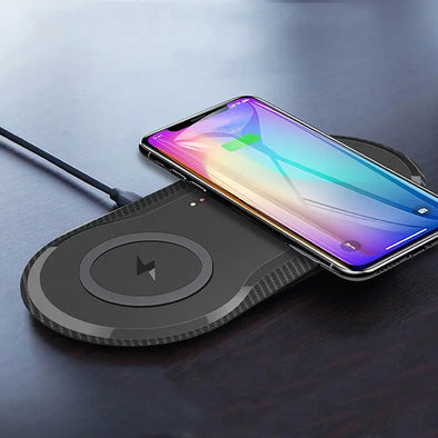 Wireless Charger Dual Mobile Phone Charger - Bold&Bright Wireless Charger Dual Mobile Phone Charger   Bold&Bright 54.10