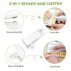 Rechargeable Heat Sealer Mini Sealer Snack Sealer Home Portable Sealer eprolo Rechargeable Heat Sealer Mini Sealer Bold&Bright