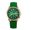 Three eye watches, retro GENEVA, Geneva students, couples, watches, men's belts, quartz trends watches - Bold&Bright Three eye watches, retro GENEVA, Geneva students, couples, watches, men's belts, quartz trends watches Green  Bold&Bright 6.97