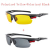 2PCS Polarized Car Night Vision Goggles  Unisex UV400 Eyewear Auto Accessries eprolo 2PCS Polarized Car Night Vision Goggles Bold&Bright P-Yellow-P-Black-B 13.00