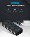 USB 2.0 HUB Multi USB Splitter 4 Expander USB Power Adapter Indicator Power USB Drives For Laptop PC - Bold&Bright USB 2.0 HUB Multi USB Splitter 4 Expander USB Power Adapter Indicator Power USB Drives For Laptop PC   Bold&Bright 11.63