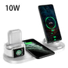 Wireless Charger For IPhone Fast Charger For Phone Fast Charging Pad For Phone Watch 6 In 1 Charging Dock Station - Bold&Bright Wireless Charger For IPhone Fast Charger For Phone Fast Charging Pad For Phone Watch 6 In 1 Charging Dock Station White-10w-USB  Bold&Bright 60.88