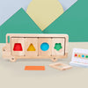 Geometric shape color separation  Montessori puzzle early education toy eprolo Geometric shape color separation Bold&Bright