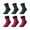 Warm Snow Socks - Bold&Bright Warm Snow Socks 3Green-3Red-35-40 yoga socks Bold&Bright 30.14