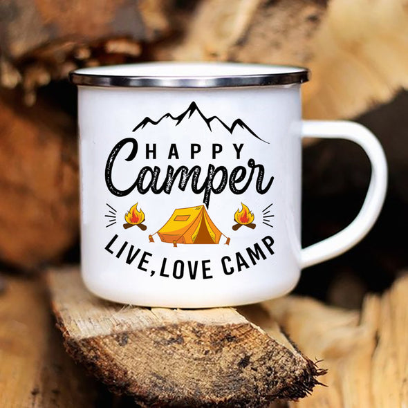 Caravan Printed Camper Mugs Camping Enamel Mug Adventure Bold&Bright 0 Bold&Bright UXH101704-A015WH-8-360-Ml 44.18