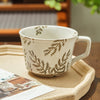 Minimalist Nordic Ceramic Home Hand-painted Mugs Bold&Bright 0 Bold&Bright Willow-Leaf-400ml 20.45