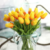 Home decor table setting fake flowers - Bold&Bright Home decor table setting fake flowers Orange-color-1pcs  Bold&Bright 8.09