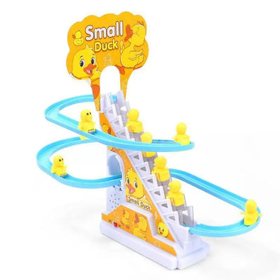 Children's Little Yellow Duck Climbing Electric Track One Year Old Baby Toy eprolo Children's Little Yellow Duck Climbing Bold&Bright