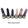 Natural Crystal Quartz Crystal Gemstone Wand Point Reiki Healing Crystal Glass eprolo Natural Crystal Quartz Crystal Gemstone Bold&Bright