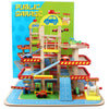 Children's Play House Toy Simulation  Dimensional Three-Story Wooden Parking eprolo Children's Play House Toy Simulation Bold&Bright