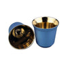 Coffee Cup Double Wall Stainless Steel Espresso Mugs Bold&Bright 0 Bold&Bright Jazz-blue 21.24