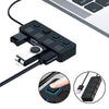 USB 2.0 HUB Multi USB Splitter 4 Expander USB Power Adapter Indicator Power USB Drives For Laptop PC - Bold&Bright USB 2.0 HUB Multi USB Splitter 4 Expander USB Power Adapter Indicator Power USB Drives For Laptop PC   Bold&Bright 11.63