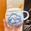 Korean Cartoon Creative Radish Rabbit Mugs Bold&Bright 0 Bold&Bright Blue 24.16