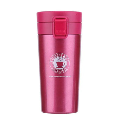 Coffee Mugs 380ml Thermos  Insulation Water Bottle Travel  Vacuum Flasks - Bold&Bright Coffee Mugs 380ml Thermos  Insulation Water Bottle Travel  Vacuum Flasks RED Mugs eprolo 30.36