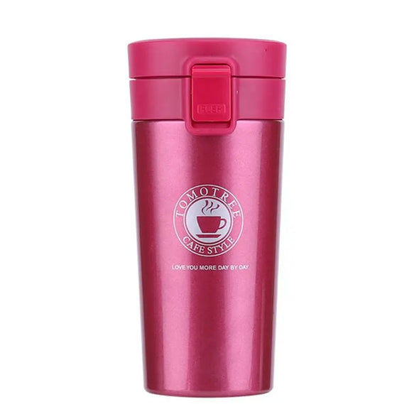 Coffee Mugs 380ml Thermos  Insulation Water Bottle Travel  Vacuum Flasks - Bold&Bright Coffee Mugs 380ml Thermos  Insulation Water Bottle Travel  Vacuum Flasks RED Mugs eprolo 30.36