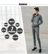 Blast Sweat Suit Black Technology Sweat Suit Women Suit Long Sleeve Top Trousers Bold&Bright 0 Bold&Bright