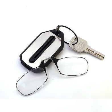 Nose clip presbyopic glasses keychain ultra lightweight carrying elderly glasses eprolo Nose clip presbyopic glasses keychain Bold&Bright