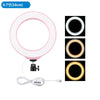 PULUZ 4.7 inch USB 3 Modes Dimmable LED Ring Vlogging Lights - Bold&Bright PULUZ 4.7 inch USB 3 Modes Dimmable LED Ring Vlogging Lights Pink PULUZ 4.7 inch USB 3 Modes eprolo 38.42