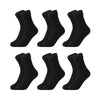 Warm Snow Socks - Bold&Bright Warm Snow Socks 6Pairs-Black-35-40 yoga socks Bold&Bright 30.14