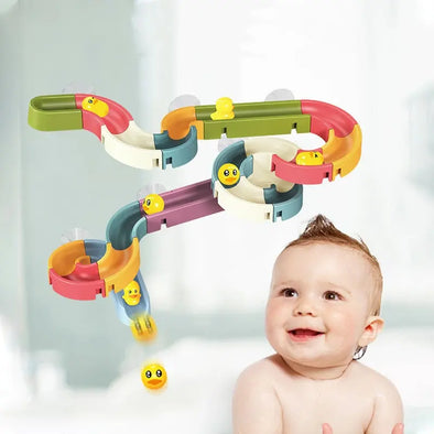 Bath Toys Baby Bathroom Duck DIY Wall Suction Set Bath Toy for Children eprolo Bath Toys Baby Bathroom Duck DIY Bold&Bright