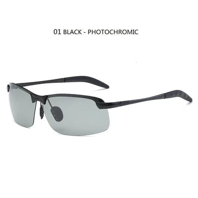 Photochromic Sunglasses Men Polarized Glasses Day Night Vision Driver's Eyewear eprolo Photochromic Sunglasses Men Polarized Driving Bold&Bright 01-BLACK-CHAMELEON 15.26