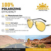 New Trend Intelligent Aviation Photochromic Polarized Men Day Night Vision Driving eprolo New Trend Intelligent Aviation Photochromic Bold&Bright