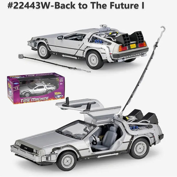 Welly 1:24 Diecast Alloy Model Car DMC-12 delorean back to the future Time Machine Metal Toy Car For Kid Toy Gift Collection eprolo Welly 1:24 Diecast Alloy Model Car Bold&Bright 1 63.72