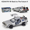 Welly 1:24 Diecast Alloy Model Car DMC-12 delorean back to the future Time Machine Metal Toy Car For Kid Toy Gift Collection eprolo Welly 1:24 Diecast Alloy Model Car Bold&Bright