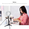 12cm USB 3 Modes Dimmable LED Ring Vlogging Photography Video Lights with Cold Shoe Tripod Ball Head - Bold&Bright 12cm USB 3 Modes Dimmable LED Ring Vlogging Photography Video Lights with Cold Shoe Tripod Ball Head   eprolo 31.82