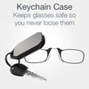 Nose clip presbyopic glasses keychain ultra lightweight carrying elderly glasses eprolo Nose clip presbyopic glasses keychain Bold&Bright