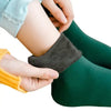 Velvet Thermal Socks - Bold&Bright Velvet Thermal Socks Dark-Green-1-Pairs yoga socks Bold&Bright 15.01