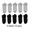 Breathable Sports Socks - Bold&Bright Breathable Sports Socks Black-Gray-F-37-44 yoga socks Bold&Bright 24.40