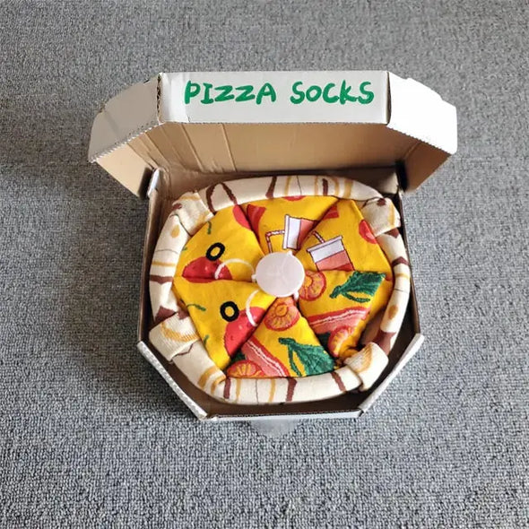 Cozy Pizza Socks - Bold&Bright Cozy Pizza Socks Pizza-4-Pairs-One-Size yoga socks Bold&Bright 51.65