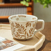 Minimalist Nordic Ceramic Home Hand-painted Mugs Bold&Bright 0 Bold&Bright Bean-Leaf-400ml 20.45