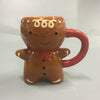 Gingerbread Man Christmas Ceramic Tea Mugs Bold&Bright 0 Bold&Bright