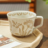 Minimalist Nordic Ceramic Home Hand-painted Mugs Bold&Bright 0 Bold&Bright Butterfly-Chrysanthemum-400ml 20.45