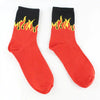 Contrast Flames Socks - Bold&Bright Contrast Flames Socks 7 yoga socks Bold&Bright 16.08