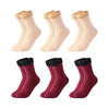 Warm Snow Socks - Bold&Bright Warm Snow Socks 3Skin-3Red-35-40 yoga socks Bold&Bright 30.14