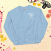 ''Never Give Up'' Sweatshirt Bold&Bright  Bold&Bright Light-Blue-3XL 42.50