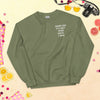 ''Never Give Up'' Sweatshirt Bold&Bright  Bold&Bright Military-Green-3XL 42.50