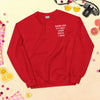 ''Never Give Up'' Sweatshirt Bold&Bright  Bold&Bright Red-5XL 48.50