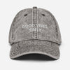 "Good Vibes only" Vintage Cap Bold&Bright  Bold&Bright Charcoal-Grey 24.00