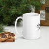 White glossy mug Bold&Bright  Bold&Bright