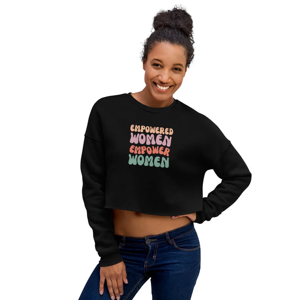 Crop Sweatshirt Bold&Bright  Bold&Bright Black-L 36.50