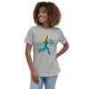 Women's Relaxed T-Shirt Bold&Bright  Bold&Bright Athletic-Heather-3XL 29.50